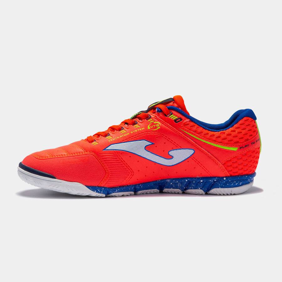 Zapatillas Fútbol Sala Liga-5 Indoor JOMA 2207 Naranja Fluor - Imagen 2