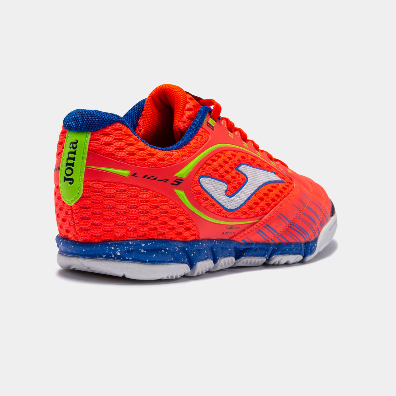 Zapatillas Fútbol Sala Liga-5 Indoor JOMA 2207 Naranja Fluor - Imagen 3