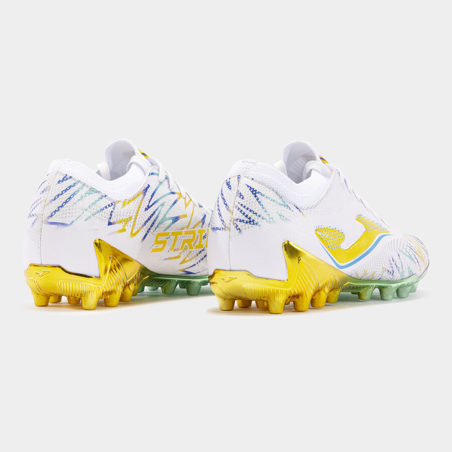 Botas Fútbol Striker JOMA 2402 Césped Artificial AG Blanco - Imagen 3