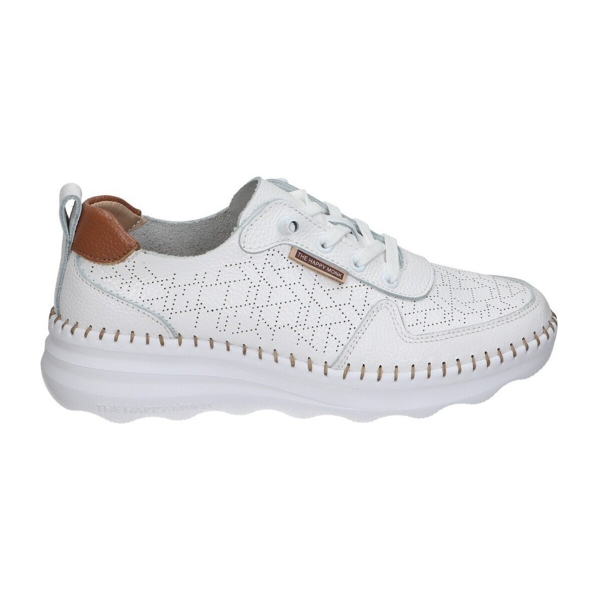 Sneakers Confort Piel THE HAPPY MONK Calpe-002 Blanco