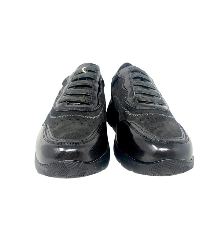 Sneakers zapato mujer AMAPIES gris con cuña y plataforma - Imagen 5