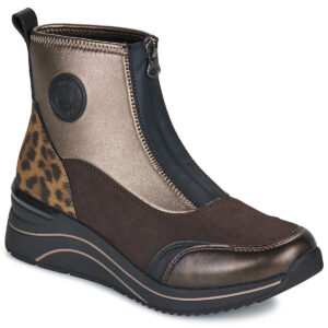 Botín de Mujer REMONTE negro-oro