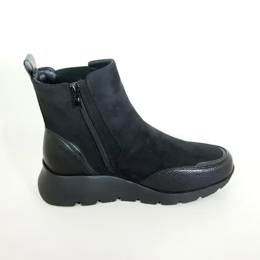 Botín para mujer AMARPIES negro con cuña - Imagen 2