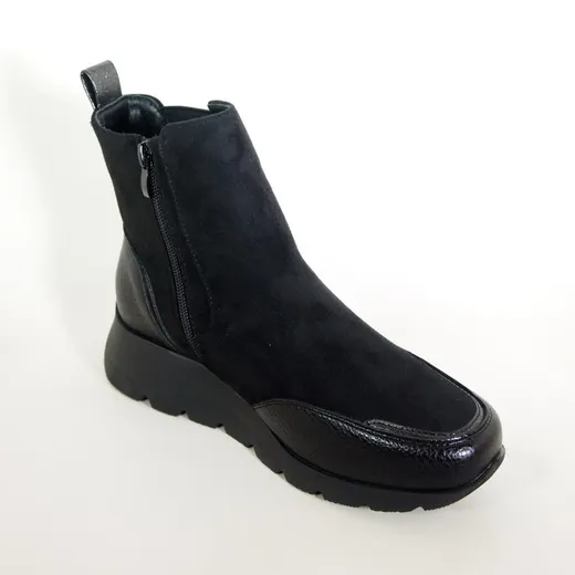 Botín para mujer AMARPIES negro con cuña - Imagen 4