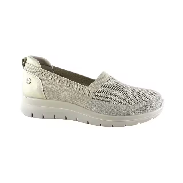 Zapato confort textil elástico AMARPIES beig
