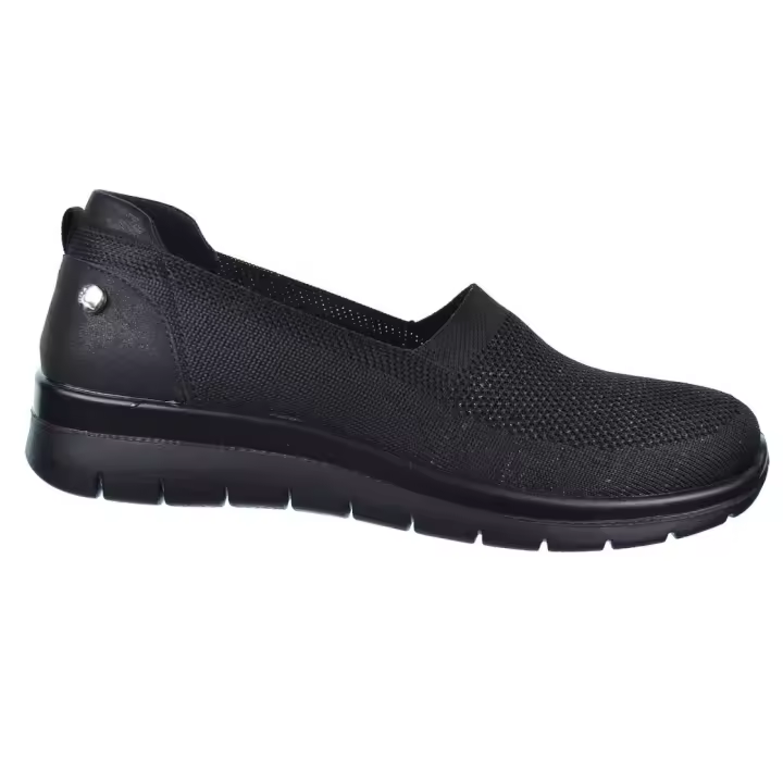 Zapato confort textil elástico AMARPIES negro - Imagen 3