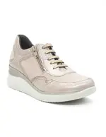 Zapato deportivo - Sneakers PITILLOS piel para mujer piedra - Imagen 2
