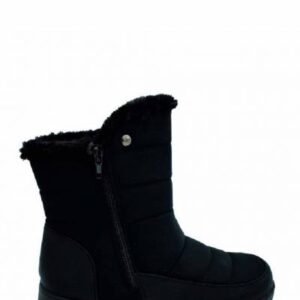 Botín con pelo para mujer AMARPIES negro