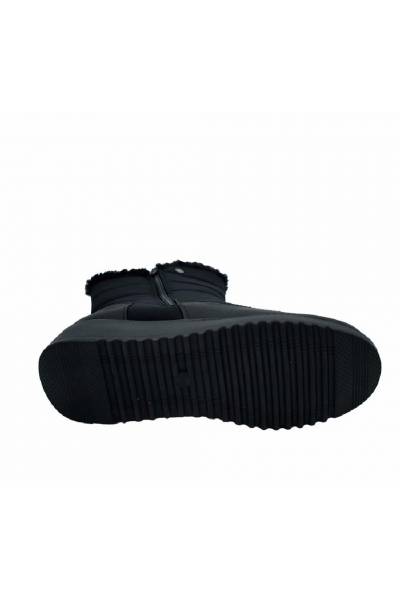 Botín con pelo para mujer AMARPIES negro - Imagen 4