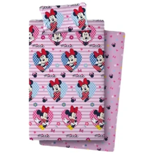 Juego de sábanas coralina Minnie