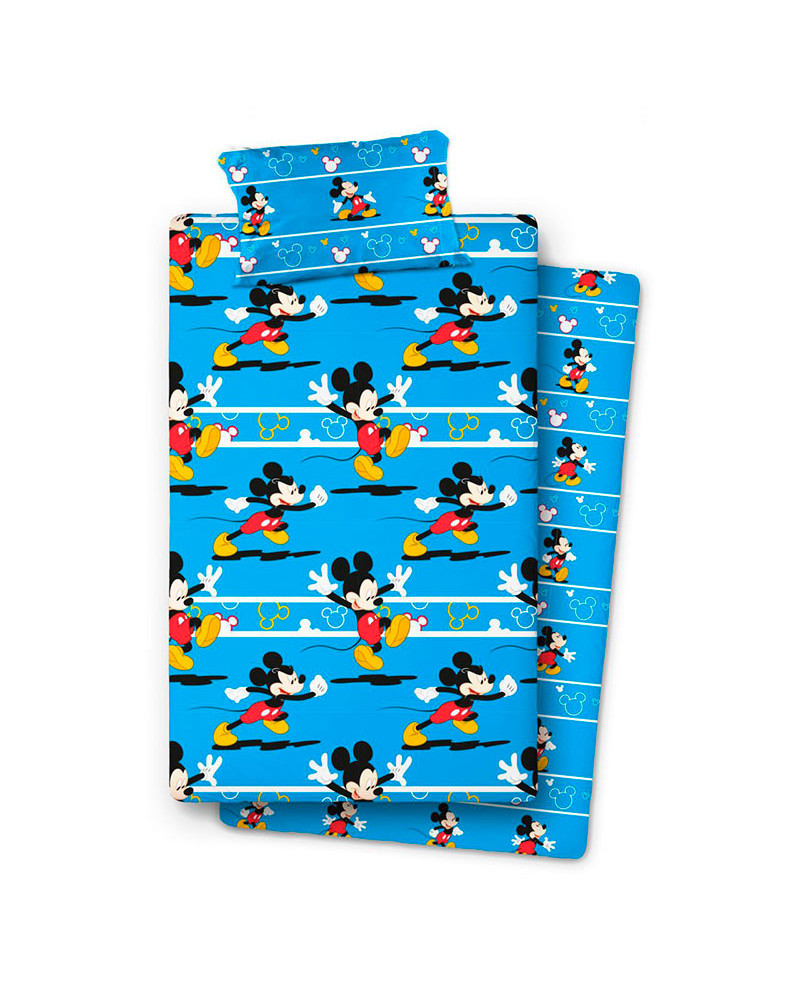 Juego de sábanas coralina Mickey