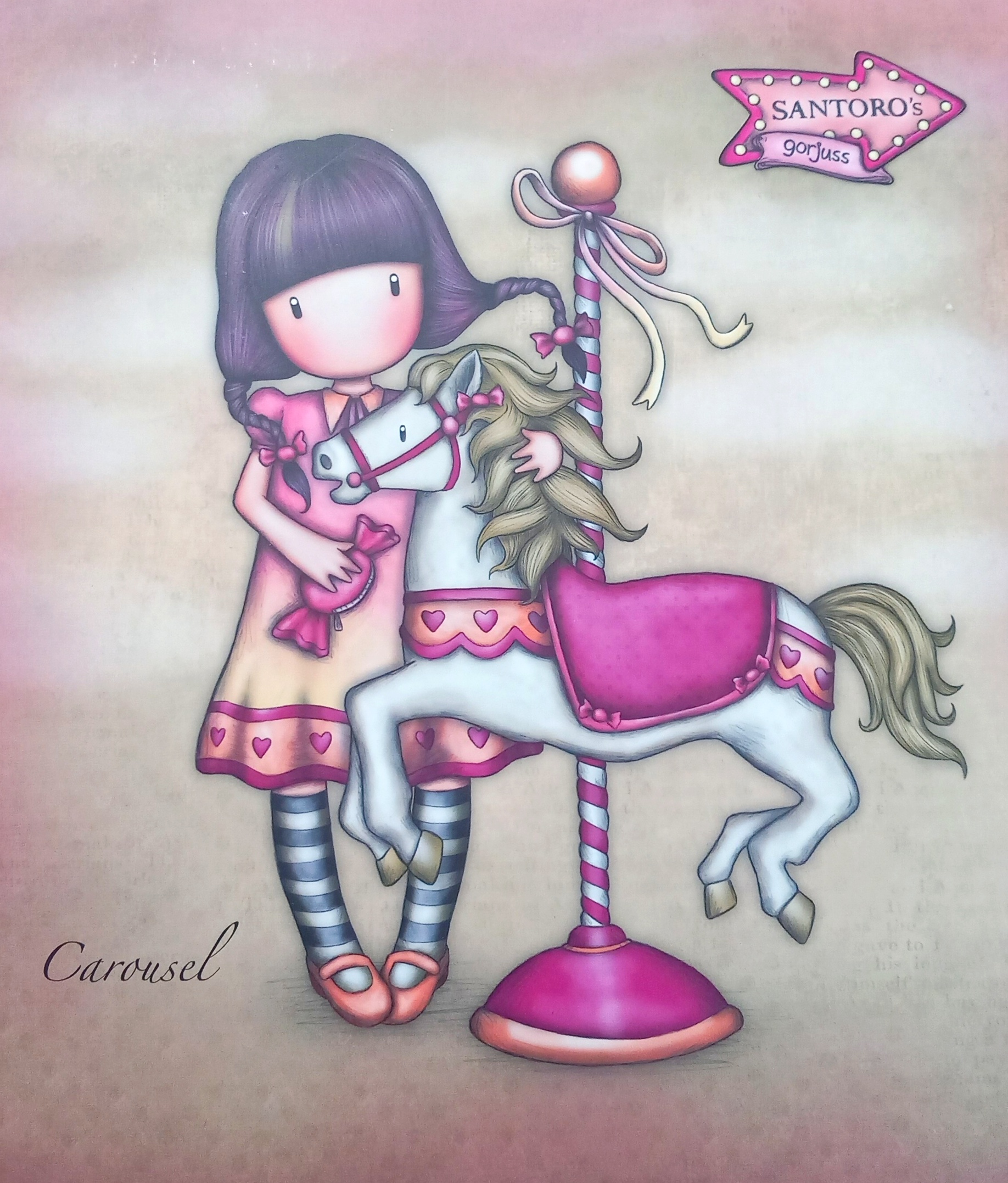 Pijama SANTORO Gorjuss de algodón – Conjunto largo beig suave y confortable