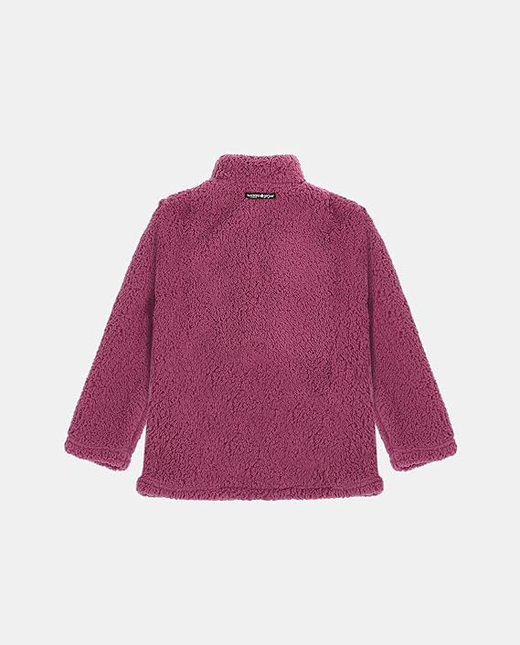 Bata de invierno Santoro morada de borreguito – Suave, cálida y confortable - Imagen 2