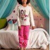 Pijama SANTORO Gorjuss de algodón – Conjunto largo beig suave y confortable - Imagen 4