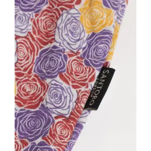 Pijama SANTORO Gorjuss Frida de algodón – Conjunto largo gris jaspe violeta suave y confortable - Imagen 5