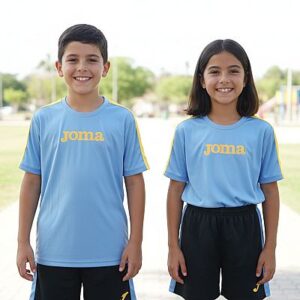 Conjunto deportivo JOMA azul y negro