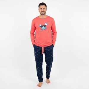 Pijama de hombre DARK ELEPHANT coral cangrejo