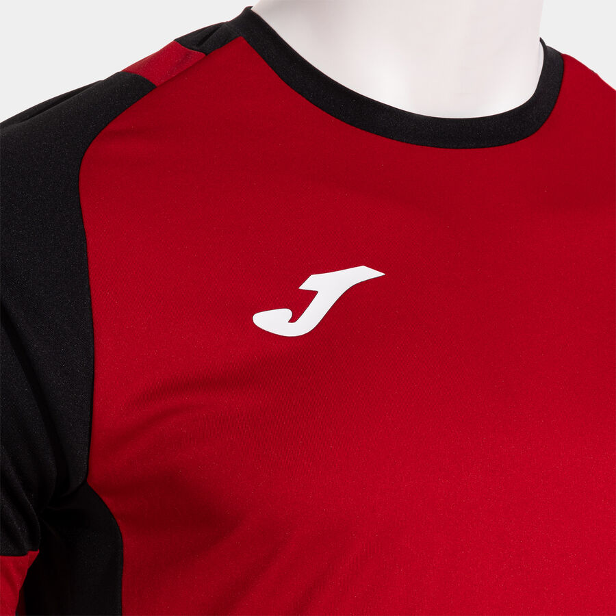 Set deportivo de hombre JOMA transpirable con camiseta y short rojo negro - Imagen 3