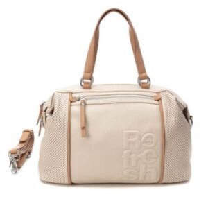 Bolso de hombro REFRESH beige con bandolera