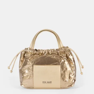 Bolso de mano PEPE MOLL oro metalizado
