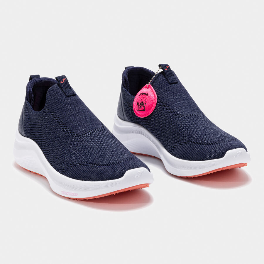 Zapatillas deportivas sin cordones JOMA mujer azul memory foam - Imagen 5