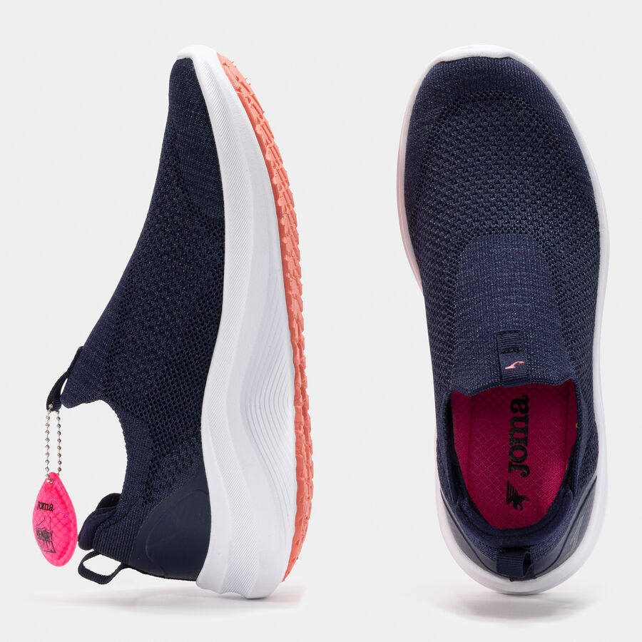 Zapatillas deportivas sin cordones JOMA mujer azul memory foam - Imagen 3