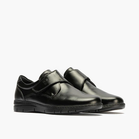 Zapato Blucher con velcro para hombre PITILLOS negro - Imagen 2