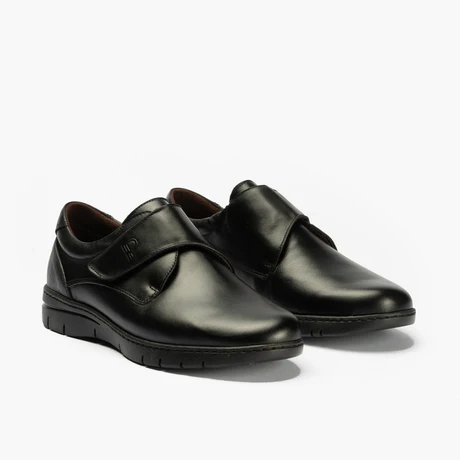 Zapato Blucher con velcro para hombre PITILLOS negro - Imagen 4