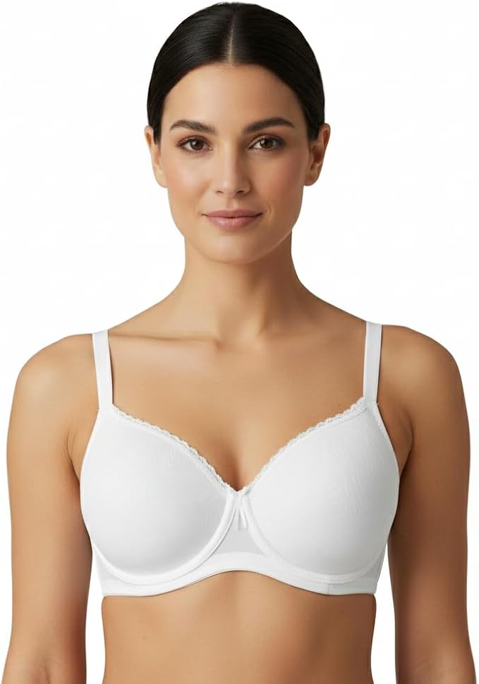 Sujetador SELENE Violeta copa C con aros con relleno refuerzo lateral - Imagen 6