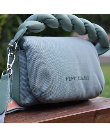 Bolso de mano y bandolera PEPE MOLL verde - Imagen 2