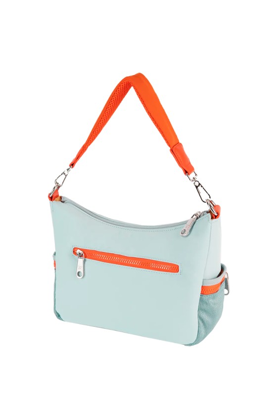 Bolso de hombro y bandolera PEPE MOLL ultraligero azul - Imagen 4