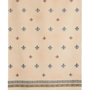 Cortina Jacquard Alpujarra con Trabillas Flor de Lis