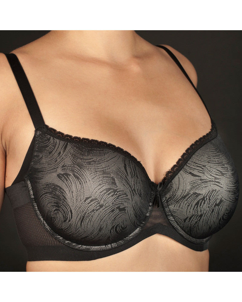 Sujetador SELENE Violeta copa C con aros con relleno refuerzo lateral - Imagen 2