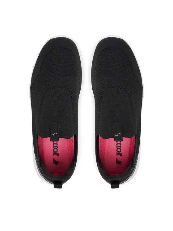 Zapatillas deportivas sin cordones JOMA mujer negras memory foam - Imagen 3
