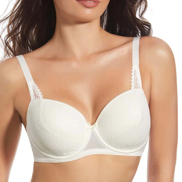 Sujetador Selene Laia con aros y relleno copa C en tul y encaje - Imagen 5