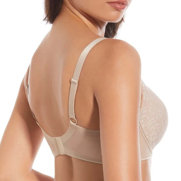 Sujetador Selene Laia con aros y relleno copa C en tul y encaje - Imagen 4