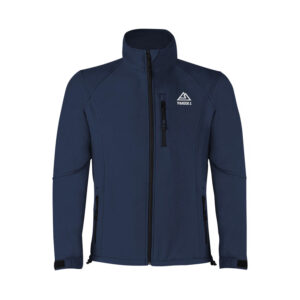 Chaqueta impermeable unisex Corvus azul marino