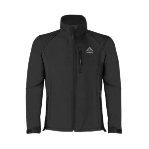 Chaqueta impermeable unisex Corvus negro