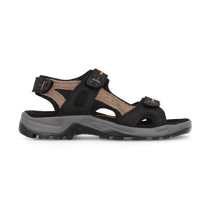 Sandalias outdoor hombre Aral negro marrón