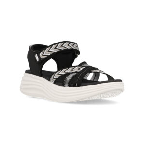 Sandalias outdoor mujer PAREDES Juzcar negras cuña confort