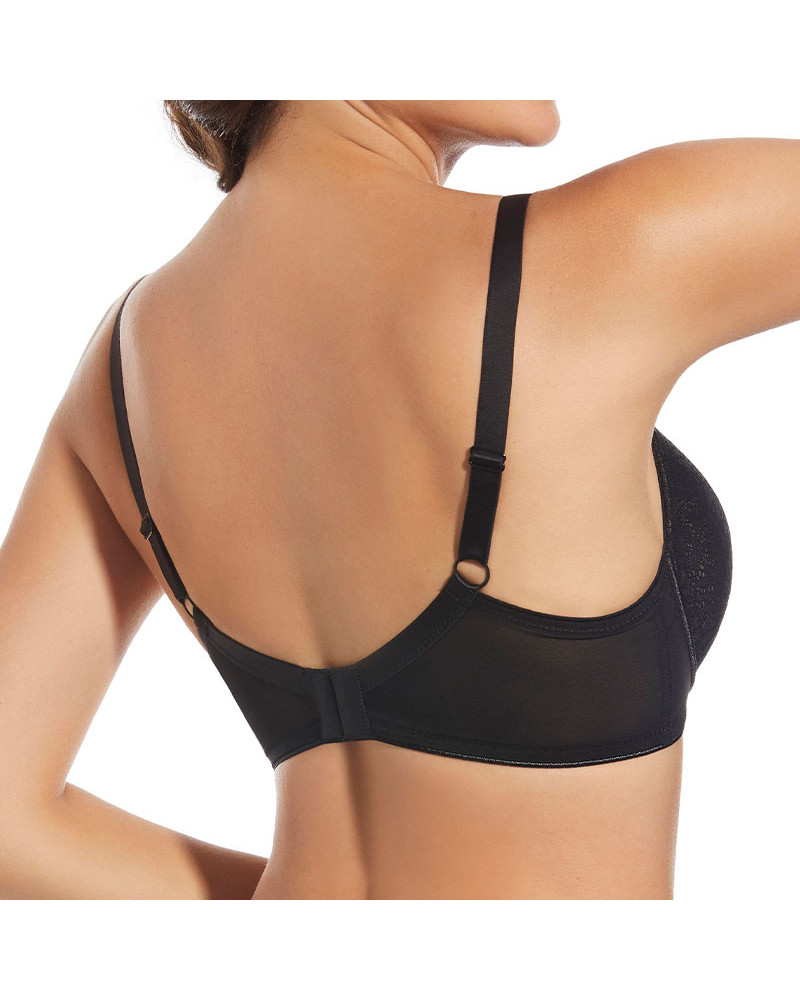 Sujetador Selene Laia con aros y relleno copa C en tul y encaje - Imagen 2