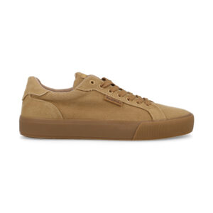 Zapatillas casual hombre Hermisende mostaza