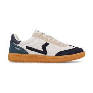 Zapatillas casual Hombre Icod blanco y azul marino