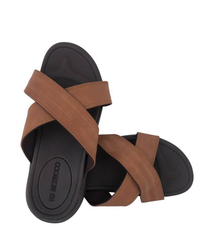 Chanclas de hombre NICOBOCO Sulcon con tiras cruzadas y suela antideslizante - Imagen 2